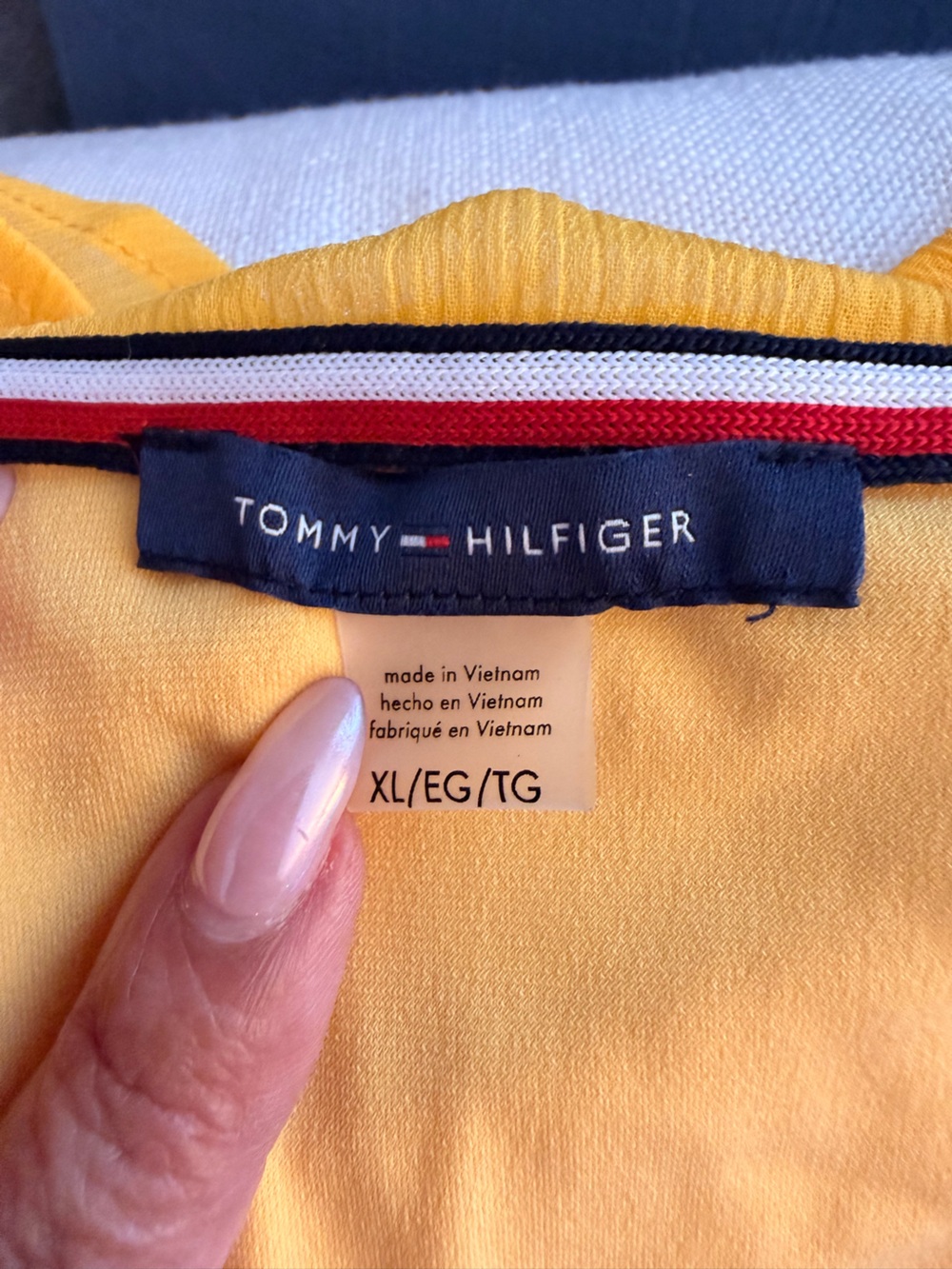 Tommy Hilfiger Yellow Ruffle V-Neck Camisole - Picture 5 of 5